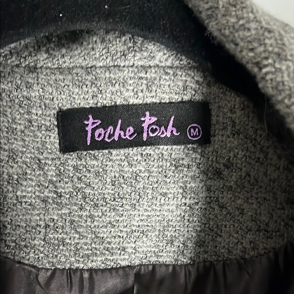 Gray Tweed Coat - Picture 2 of 3